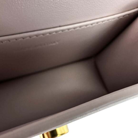 CELINE Triomphe Chain Card Holder Mini Shoulder Bag S-BB-4292 Light Pink Women's - Picture 9 of 13